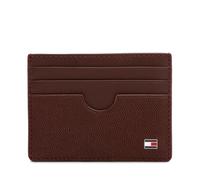 TOMMY HILFIGER BAGS Wallets and purses for men Leather card holder with enameled logo