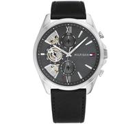 Tommy Hilfiger Baker 1710644 - Man - 44 mm - Analogue - Quartz - Mineral Glass Black 22 mm