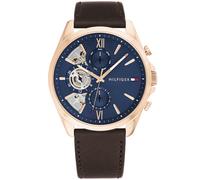 Tommy Hilfiger Baker 1710645 - Man - 44 mm - Analogue - Quartz - Mineral Glass Blue 22 mm