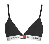 Heritage Padded Bralette with Logo Black