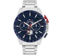 Tommy Hilfiger Bank 1792261 - Man - 44 mm - Analogue - Mineral Glass Blue 21 mm