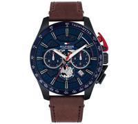 Tommy Hilfiger Bank 1792268 - Man - 40 mm - Analogue - Mineral Glass Blue 21 mm