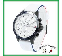 Tommy Hilfiger BANK Men's Watch 1791723 White Silicone Strap Multi-Function 46mm