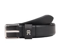 Tommy Hilfiger Belt Leather Black Women's Designer Square Buckle AW0AW16607