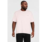 Tommy Hilfiger Men's Bt-Ess Seasonal Reg Solid Tee-B MW0MW41233 S/S T-Shirt, Pink, 4XL