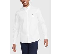 Tommy Hilfiger Big & Tall Flex Dobby Long Sleeve Shirt, White, Size 2Xl, Men White