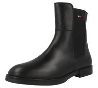 Tommy Hilfiger Black Chelsea Boots - Stylish Ankle Boots with Solid Heels