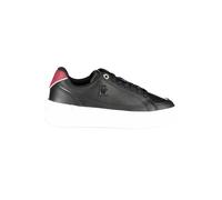 Tommy Hilfiger Black Polyester Sneaker - female - Tommy Hilfiger - Sneakers - Black - 7 UK - Shoes 7 UK