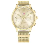 Tommy Hilfiger Blake 1782302 Multi-Function Women's Watch - 38mm Gold Dial Mesh Bracelet