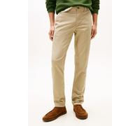 Tommy Hilfiger Bleecker Textured Print Slim Trousers Batique Khaki size W33L32 | Chinos Outlet | Men | Brown W33L32