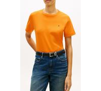 Tommy Hilfiger Boxy Interlock Ss T-shirt Orange Flash size M | Shirts Outlet | Women M