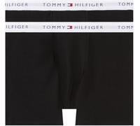 Tommy Hilfiger Boys’ 2 Pack Boxer Briefs with Logo Waistband, Black (Black/Black), 4-5 Years