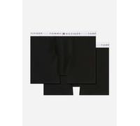 Tommy Hilfiger Boys’ 2 Pack Boxer Briefs with Logo Waistband, Black (Black/Black), 14-16 Years