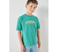 Tommy Hilfiger Boys 3D Graphic Short Sleeve T-Shirt, Green, Size 6 Years Green