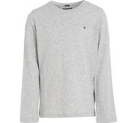 Tommy Hilfiger Boys’ Basic Long Sleeve Top, Grey (Grey Heather), 24 Months