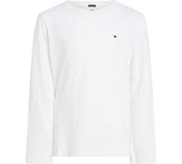 Tommy Hilfiger Boys Long Sleeve Essential Flag T-Shirt - White, White, Size 7 Years White