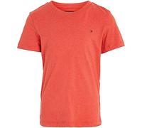 Tommy Hilfiger Boy's Boys Basic Cn Knit S/S Kb0kb04140 T-Shirt, Red (Apple Red Heather), 3 Years