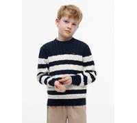 Tommy Hilfiger Boys Cotton Cable Sweater, Blue, Size Age: 7 Years Blue