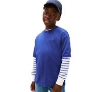 Tommy Hilfiger Boy's Essential Archive FIT TEE SS KB0KB09646 Other Tops, Blue (Majesty Blue), 16 Years