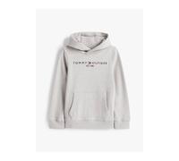 Tommy Hilfiger Boy's Essential Hoodie Light Grey Heather | Size: 10 Years Tommy Hilfiger Grey 10 Years