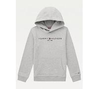 Tommy Hilfiger Boys Essential Hoodie, Light Grey Marl, Size 16 Years Light Grey Marl