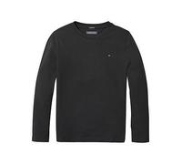 Tommy Hilfiger Boys Long Sleeve Essential Flag T-Shirt, Black, Size 16 Years Black