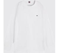 Tommy Hilfiger Boy's Long-Sleeved Cotton T-Shirt with Logo - Size: 10 - male