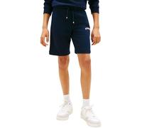 Tommy Hilfiger Boys' Lounge Shorts Monotype Graphic with Insert Pockets, Blue (Dark Night Navy), 6 Years