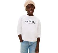 Tommy Hilfiger Boy's MONOTYPE Print T-Shirt LS KB0KB10052 L/S T-Shirt, White (White), 5 Years