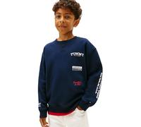 Tommy Hilfiger Boy's Multi Print C-nk Sweatshirt Kb0kb10031 Pullover Sweatshirt (pack of 1)