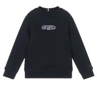 Tommy Hilfiger Boys Navy Blue Track Cotton Sweatshirt SS24-16 Years