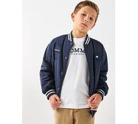 Tommy Hilfiger Kids' Graphic Bomber Jacket 14Y Blue