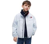 Tommy Hilfiger Boy's Regatta Stripe Jacket KB0KB10450 Other Jackets, BLUE (Breezy Blue Stripe), 10 Years