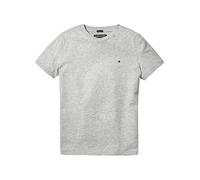 Tommy Hilfiger Boys Short Sleeve Essential Flag T-Shirt, Grey, Size 7 Years Grey