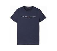 Tommy Hilfiger Boys Short Sleeve Essential Logo T-shirt, Navy, Size 5 Years Navy