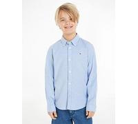 Tommy Hilfiger Boys’ Stretch Oxford Shirt, Blue (Calm Blue), 5 Years