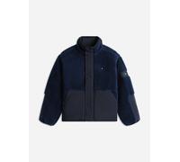 Tommy Hilfiger Boys Teddy Quilted Bomber Jacket in Navy - Navy - 7 Yrs