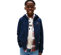 Tommy Hilfiger Boy's TOMMY ICONS ZIP THROUGH HOODIE KB0KB10362 Zip Through Hoodie, BLUE (Dark Night Navy), 4 Years