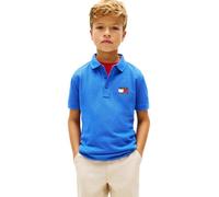 Tommy Hilfiger Boy's Wavy Flag Polo Ithica Placket Ss Kb0kb10227 Polos (Pack of 1)