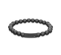 Tommy Hilfiger Jewelry Men's Beaded Bracelet with Onyx Stones - 2790581