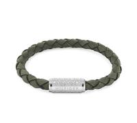 Tommy Hilfiger Braid Bracelet Leather 2790481 - Man Green 19 x 0 x 0 cm
