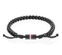Tommy Hilfiger Braided Metal Bracelet Stainless Steel 2790513 - Man - Stainless Steel Black 19 cm