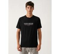 Tommy Hilfiger Brand Love Hilfiger Mens Tee - Black - Black - XXL