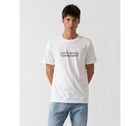 Tommy Hilfiger Men’s Short Sleeve Brand Love Cotton T-Shirt, White (White), L