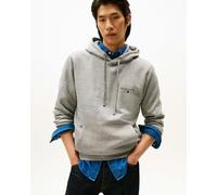 Tommy Hilfiger Brand Love Mens Small Hilfiger Logo Hoodie - Medium Grey Heather - Medium Grey Heather - L