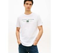 Tommy Hilfiger T shirt BRAND LOVE MONO STACK TEE in White EU L