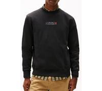 Tommy Hilfiger Men BRAND LOVE SWEATSHIRT MW0MW41428 Pullover Sweatshirt, BLACK, XL