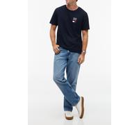 Tommy Hilfiger Brand Love Text Stack Tee Navy Blue size S | Basic T-Shirts Outlet | Men | Blue S