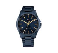 Tommy Hilfiger Bruce Analog Quartz Watch for Men with Silicon and Stainless Steel Bracelet