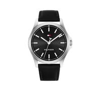 Tommy Hilfiger Bruce Analog Quartz Watch for Men with Silicon and Stainless Steel Bracelet